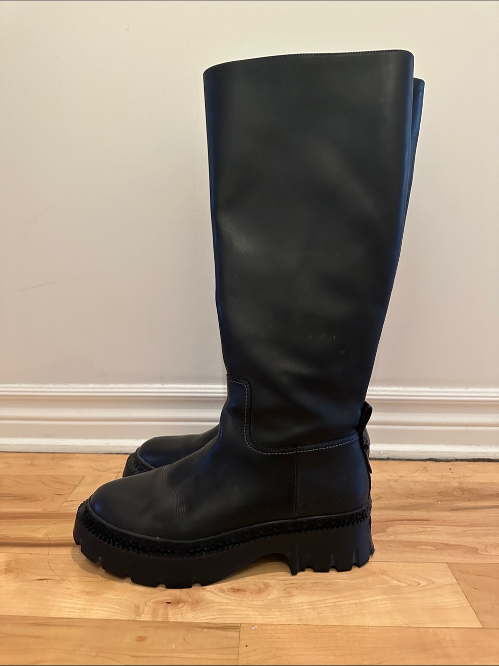 Coach black boots